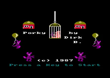 Porky (UK) (1987) [PC Schneider International] screen shot title